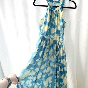 MODCLOTH Brave New Whirl High Low Dress in Floral Print Size S